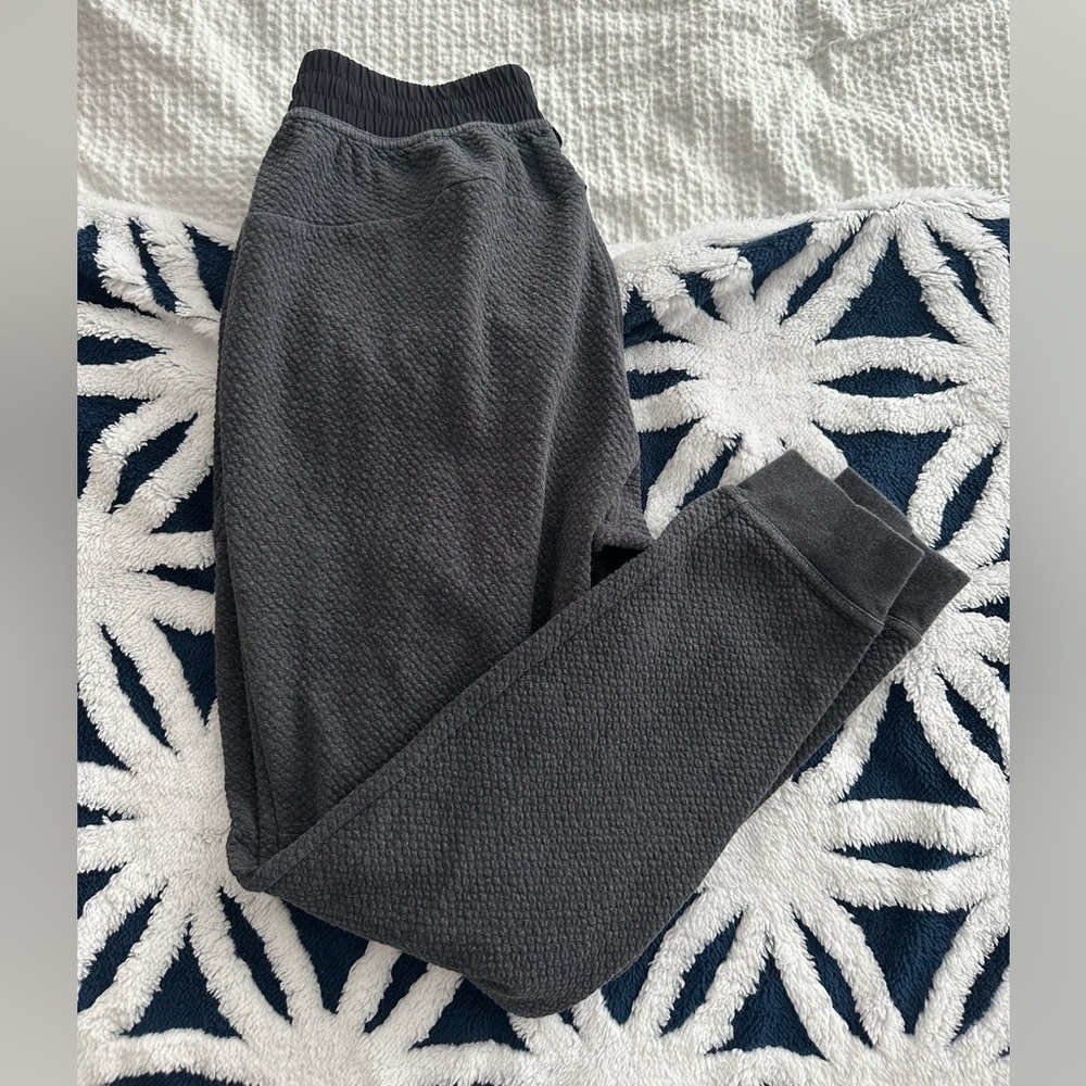 Textured Double-Knit Cotton Joggers